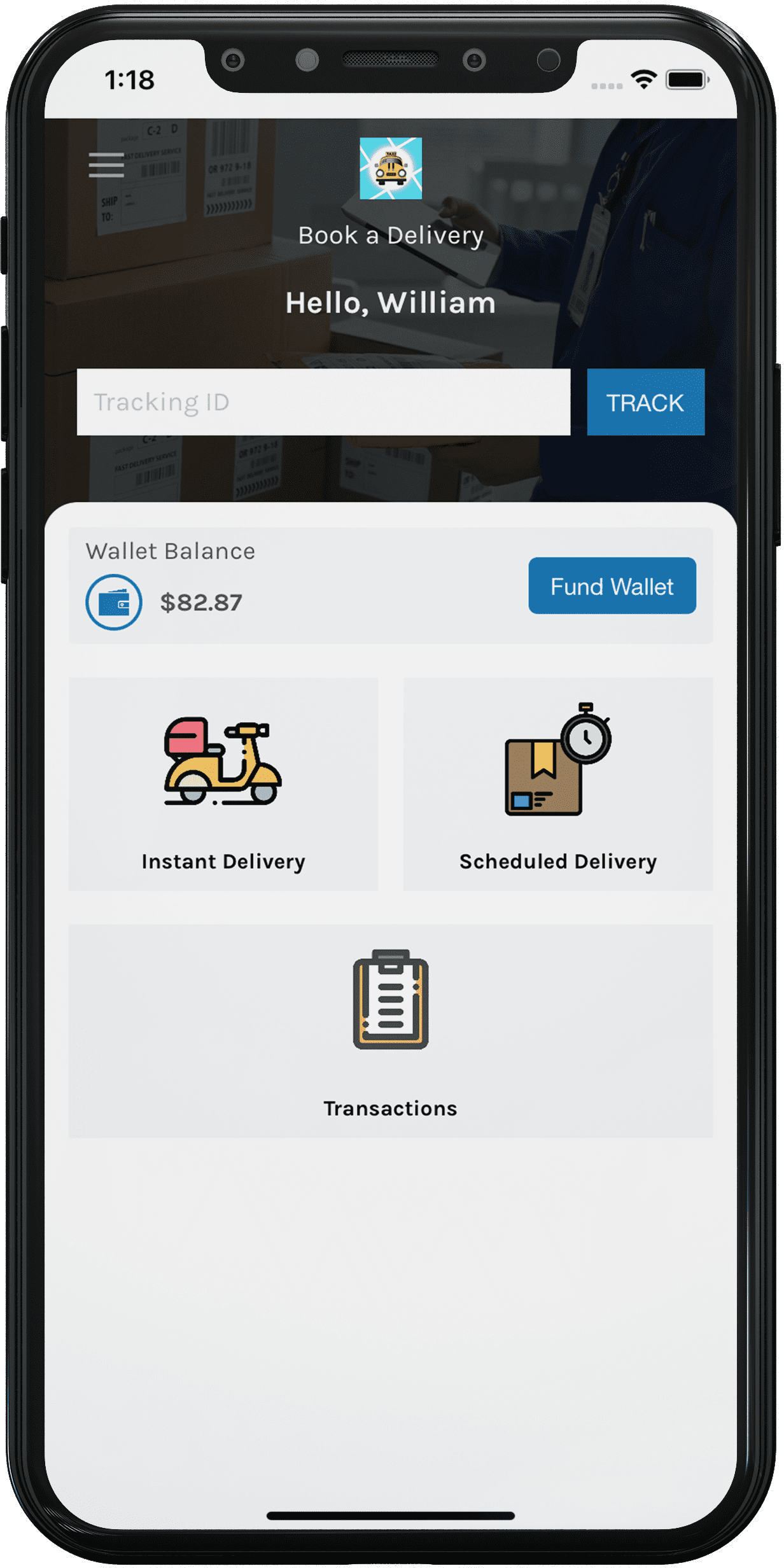 logistics app development