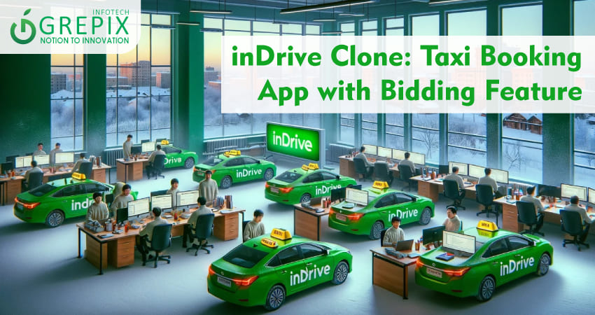 inDrive Clone: Taxi Booking App with Bidding Feature 